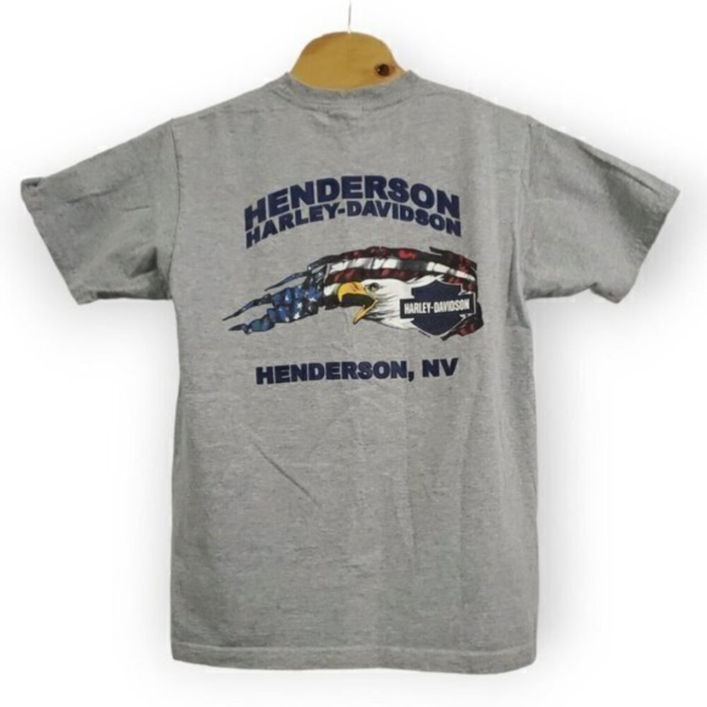 2004 Harley Davidson Henderson, Nevada Men's Medium Short Sleeve Pocket‎ T-Shirt